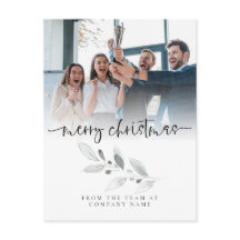 Logo Custom Photo Company Foliage Merry kerst