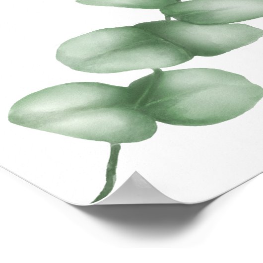 Logo Custom Photo Company Foliage Merry kerst Poster (Hoek)