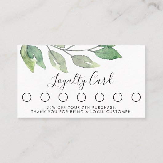 Logo Customer Loyalty Kaart (Achterkant)