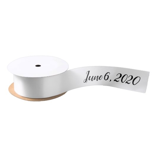 Logo Dandelion Couples Name Date Satijnen Lint (Spoel)