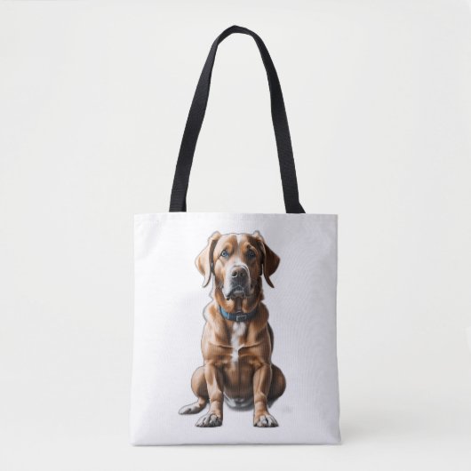 logo design T-shirt hond Tote Bag (Voorkant)