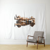 logo design T-shirt hond Wandkleed (In Situ (horizontaal))