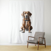 logo design T-shirt hond Wandkleed (In situ)