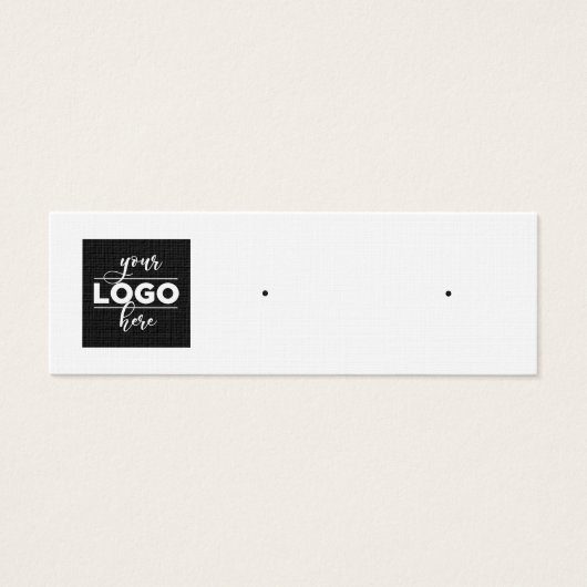 Logo die beeldschermen verdienen mini visitekaartjes (Voorkant)