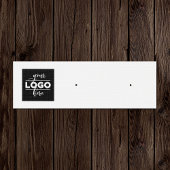 Logo die beeldschermen verdienen mini visitekaartjes