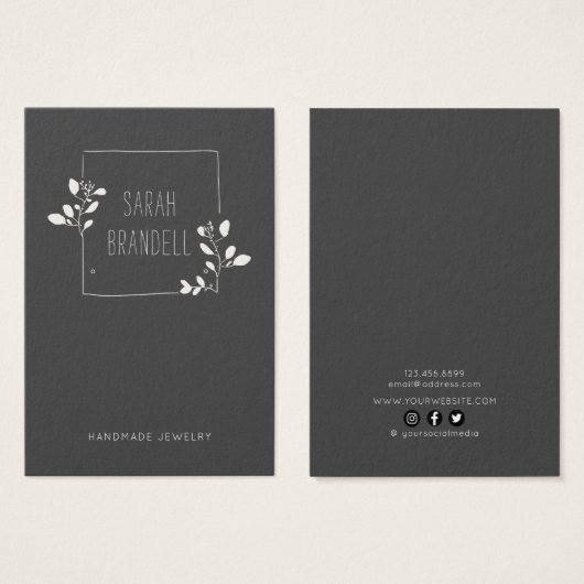 Logo die Kaart voor beeldscherm verdient ・ Sketche (Voorkant /achterkant)