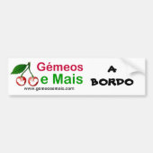 Logo do Portal, A BORDO, www.gemeosemais.com Bumpersticker (Voorkant)