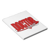 LOGO DOCTOR Internist Notitieblok (Schuin)