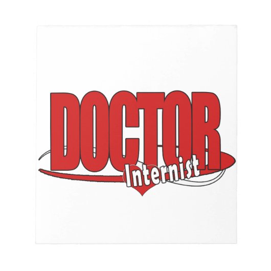 LOGO DOCTOR Internist Notitieblok (Voorkant)