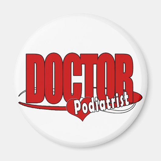 LOGO DOCTOR PODIATRIST MAGNEET (Voorkant)