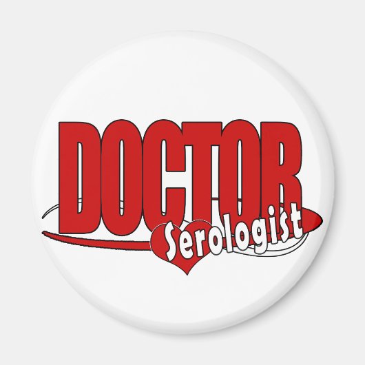 LOGO DOCTOR SEROLOGIST MAGNEET (Voorkant)