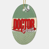 LOGO DOCTOR UROLOGIST KERAMISCH ORNAMENT (Links)