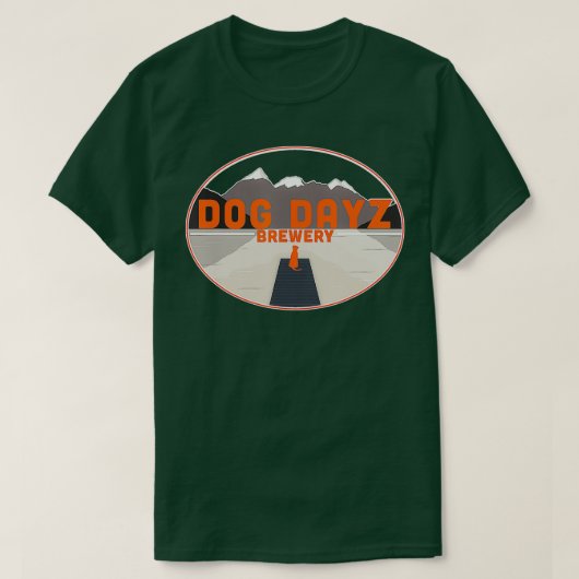 Logo Dog Dayz Brewery T-shirt (Design voorkant)