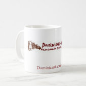 logo, DominicanCreations.com Koffiemok (Voorkant links)