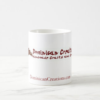 logo, DominicanCreations.com Koffiemok