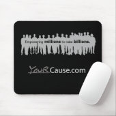 Logo, donkere muisPad Muismat (Met muis)