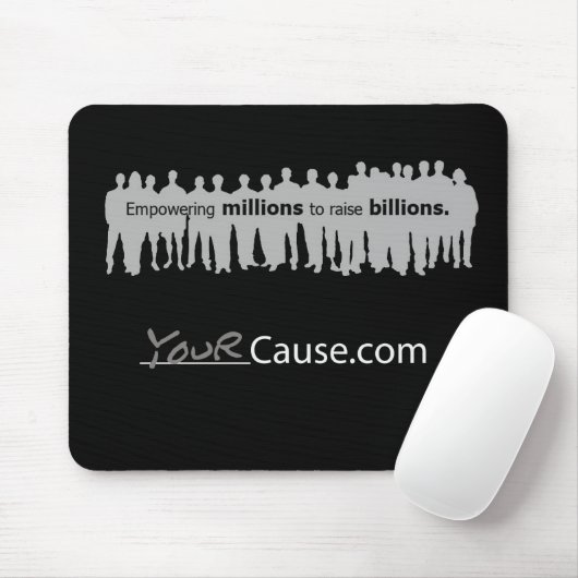 Logo, donkere muisPad Muismat (Met muis)