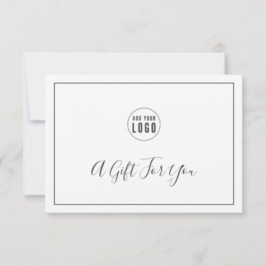 Logo donkergrijze rand cadeaubon toevoegen (Voorkant)