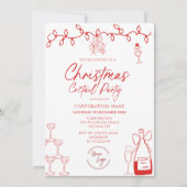 LOGO Doodle Corporation Christmas Coctail Party Kaart (Voorkant)