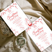 LOGO Doodle Corporation Christmas Coctail Party Kaart