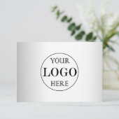 Logo Douanecertificaten voor wazige grijze achterg (Staand voorkant)