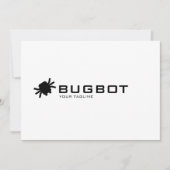 Logo Download Robotic Bug Logo | Tech Merk Kaart (Voorkant)
