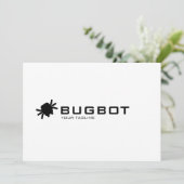 Logo Download Robotic Bug Logo | Tech Merk Kaart (Staand voorkant)