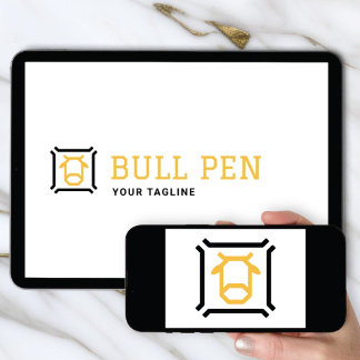 Logo Download Stierenhok Logo | Financiële kracht Kaart