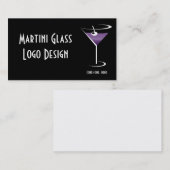 Logo drankkaart visitekaartje (Voorkant / Achterkant)