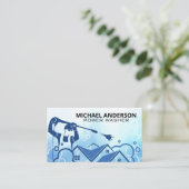 Logo Drukreinigingstoestel | Zeepbellen Visitekaartje (Staand voorkant)