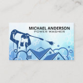 Logo Drukreinigingstoestel | Zeepbellen Visitekaartje (Voorkant)