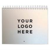 Logo Editable van het Bedrijf van de Kalender van  (Hoes)