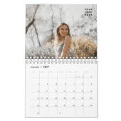 Logo Editable van het Bedrijf van de Kalender van  (Jan 2027)