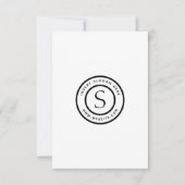 Logo Eenvoudig design Bedankkaart (Voorkant)