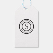 Logo Eenvoudig design Cadeaulabel (Voorkant)