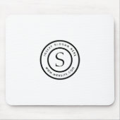 Logo Eenvoudig design Muismat (Voorkant)