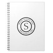 Logo Eenvoudig design Notitieboek (Voorkant)