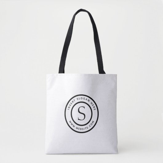 Logo Eenvoudig design Tote Bag (Voorkant)