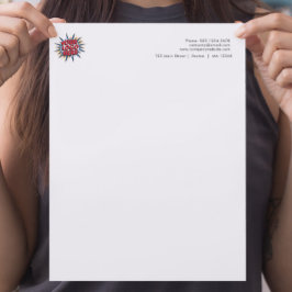 Logo Eenvoudig uploaden Briefhoofd