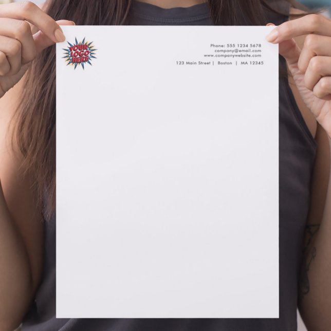 Logo Eenvoudig uploaden Briefhoofd (Creator heeft geüpload)