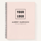 Logo eenvoudige, eenvoudige professional notitieboek (Voorkant)