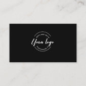  logo Eenvoudige koffiezaken Klantenkaartje (Voorkant)