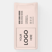 Logo eenvoudige professionele banner (Verticaal)