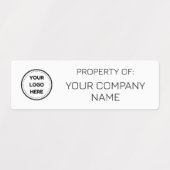 Logo-eigenschap toevoegen van labels (Design 1)