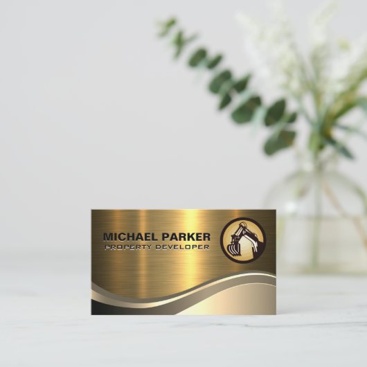 Logo Eigenschapontwikkelaar | Bouw Visitekaartje (Staand voorkant)