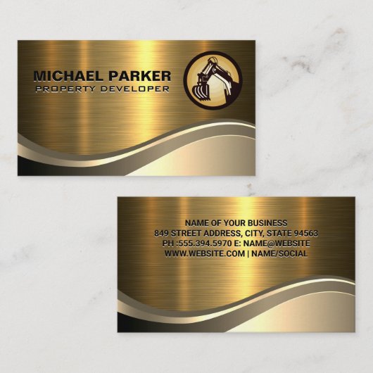 Logo Eigenschapontwikkelaar | Bouw Visitekaartje (Voorkant / Achterkant)