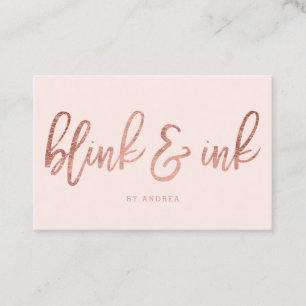 Logo elegant roos gouden typografie blauw visitekaartje