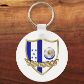 Logo embleem La Catrachos Shield Sleutelhanger (Voorkant)