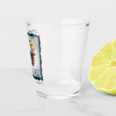 Logo Embleem Marine Corps Veteraan Shot Glas (Rechts)