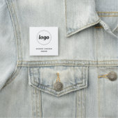 Logo Employee Staff Team Magnetic or Pin Naamplaatje (In situ)